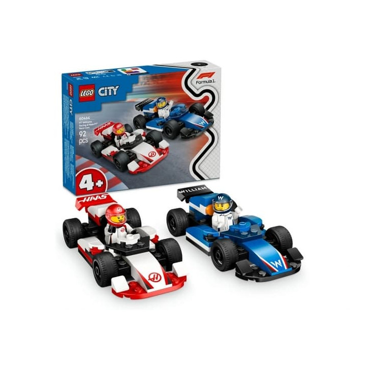 Lego City 60464 Závodní vozy F1® Williams Racing a Haas F1®