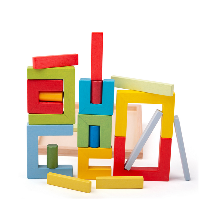 Bigjigs Toys Dřevěné skládací tvary