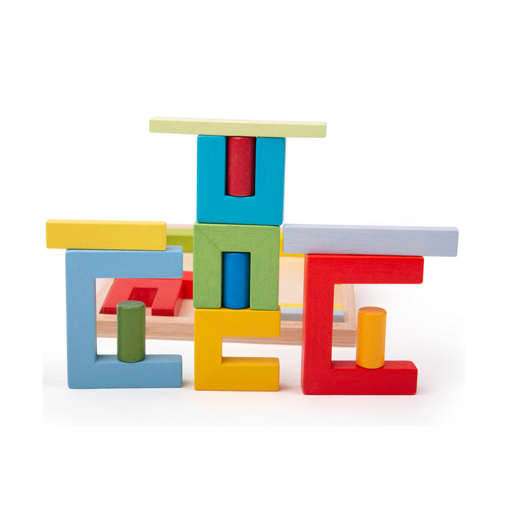 Bigjigs Toys Dřevěné skládací tvary