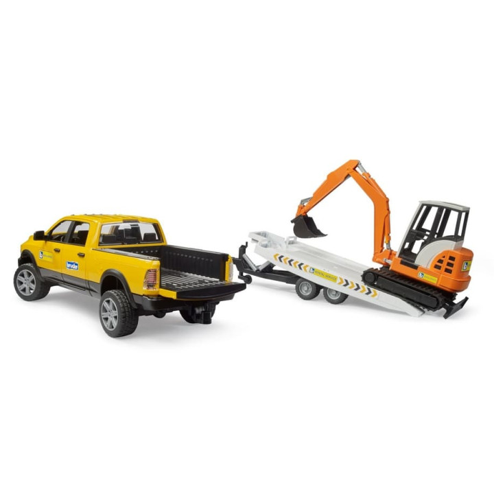 Bruder 2546 Terénní servisní auto RAM s minibagrem