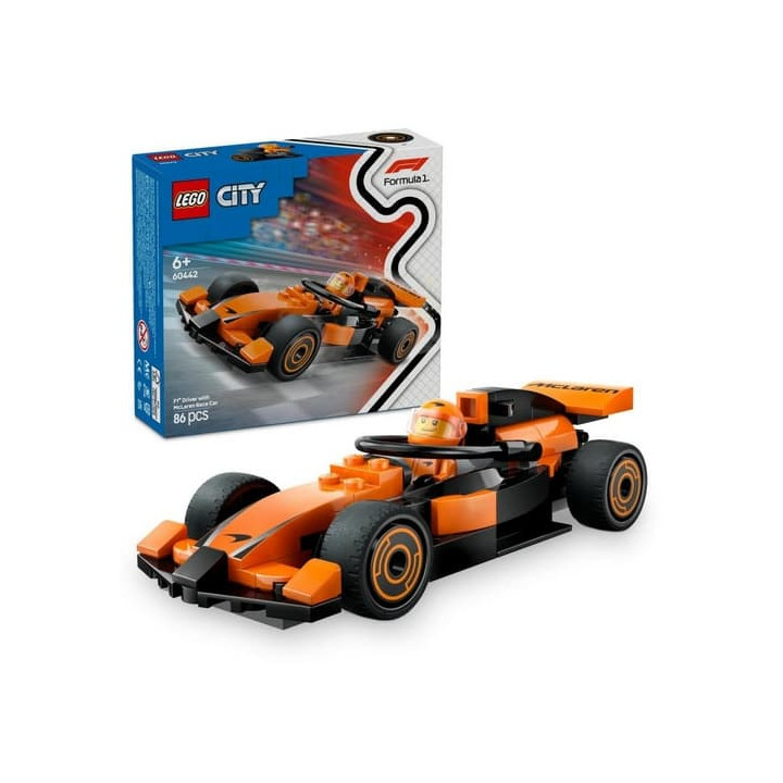 Lego City 60442 Jezdec F1® se závodním vozem McLaren
