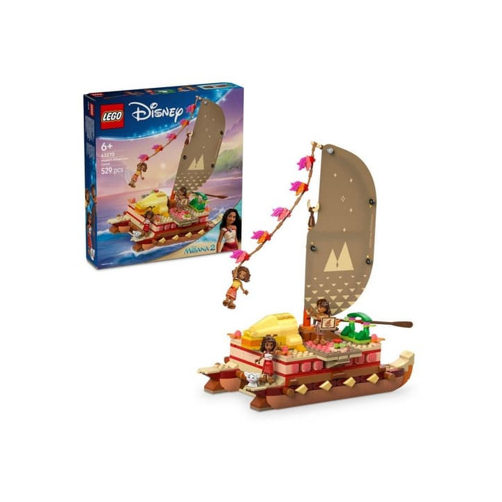 LEGO Disney 43270 Vaiana a dobrodružství na kánoi