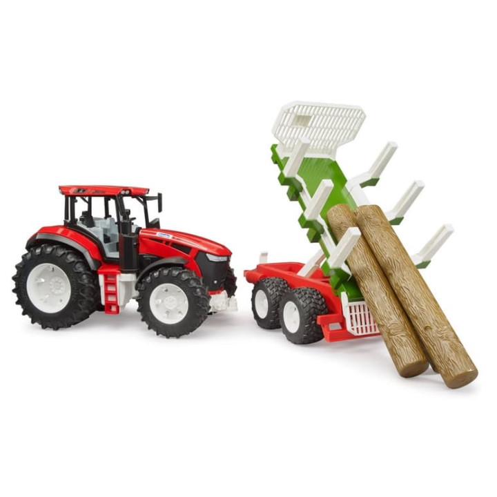Bruder 3453 ROADMAX traktor s vyvážecím přívěsem