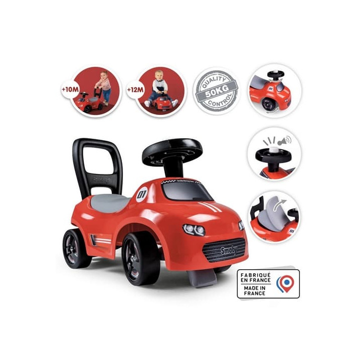Odrážedlo Auto Červené