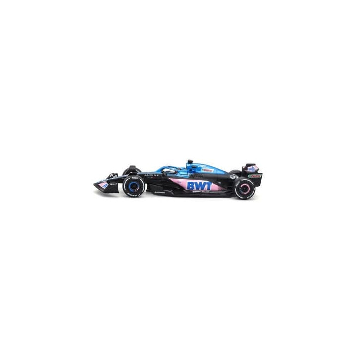 Bburago 1:43 RACE Formula F1 - BWT Alpine F1 Team A523 (2023)  31 (Esteban Ocon) - with dr