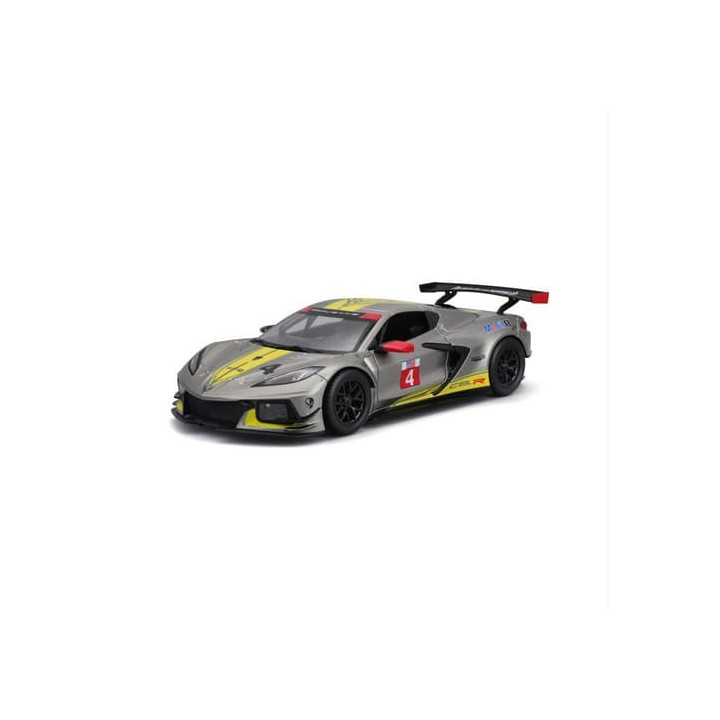 Bburago 1:24 Racing - 2020 Chevrolet Corvette - C8R  4 Yellow