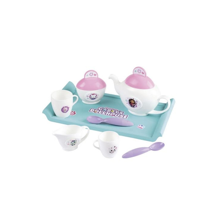 Gabby´s Dollhouse Čajový set s tácem