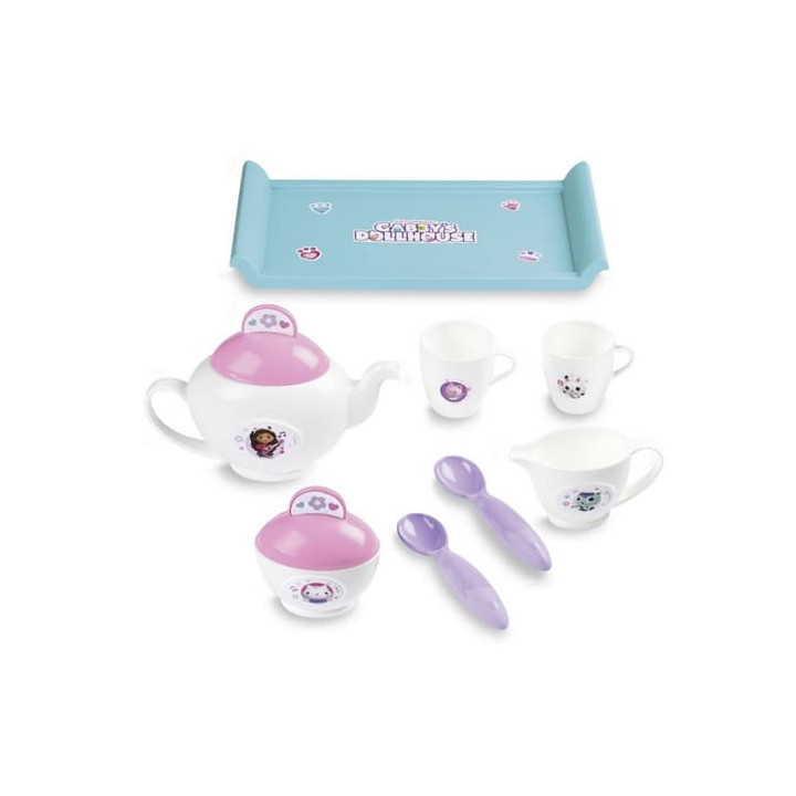 Gabby´s Dollhouse Čajový set s tácem