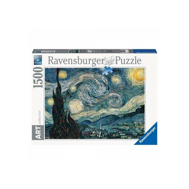 Vincent van Gogh: Hvězdná noc 1500 dílků