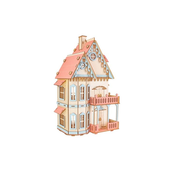 Woodcraft Dřevěné 3D puzzle Gotická vila