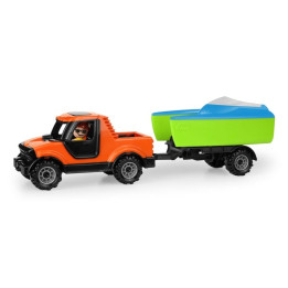 Truckies Pickup s vozíkem a loďkou