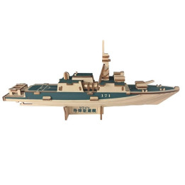Woodcraft Dřevěné 3D puzzle Torpédoborec 052C