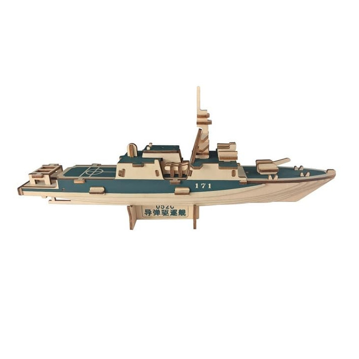 Woodcraft Dřevěné 3D puzzle Torpédoborec 052C