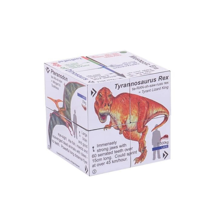 Zoobookoo Kniha v kostce Dinosauři
