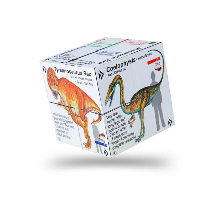 Zoobookoo Kniha v kostce Dinosauři