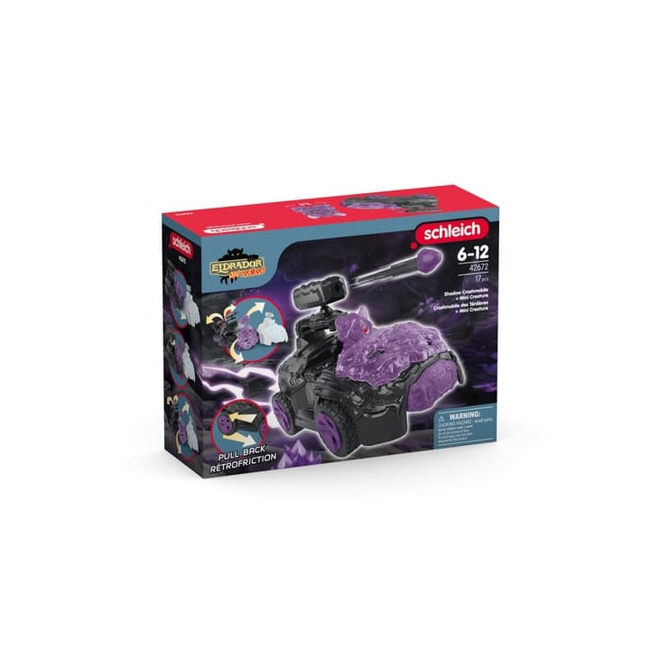 Schleich 42672 Stínový crashMobile s figurkou Mini Creature FIALOVÝ