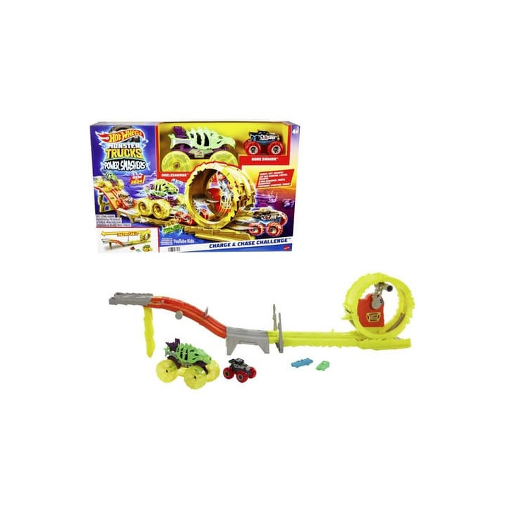 Hot Wheels Monster Trucks Power Smashers dráha - Masivní destrukce