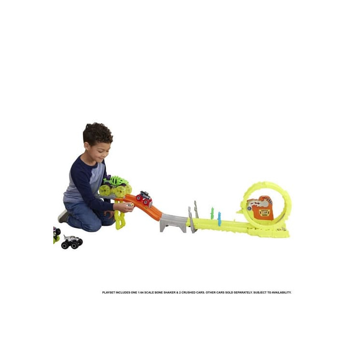Hot Wheels Monster Trucks Power Smashers dráha - Masivní destrukce