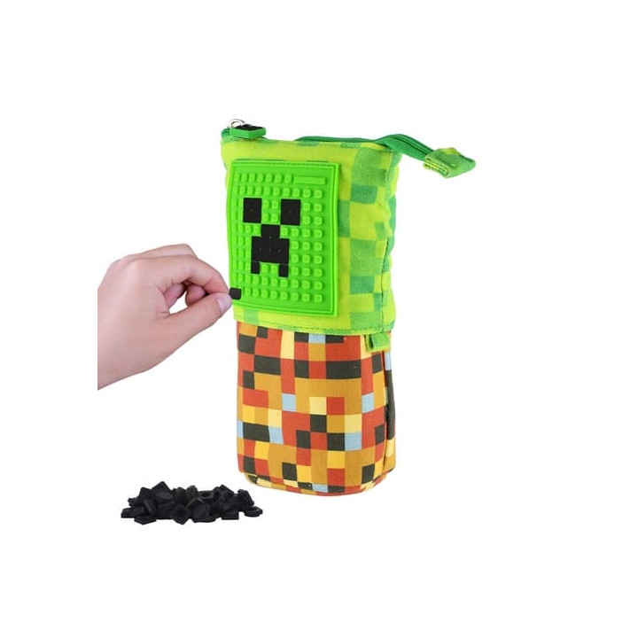 PIXIE CREW Pop Up pouzdro zeleno-hnědé, malý panel