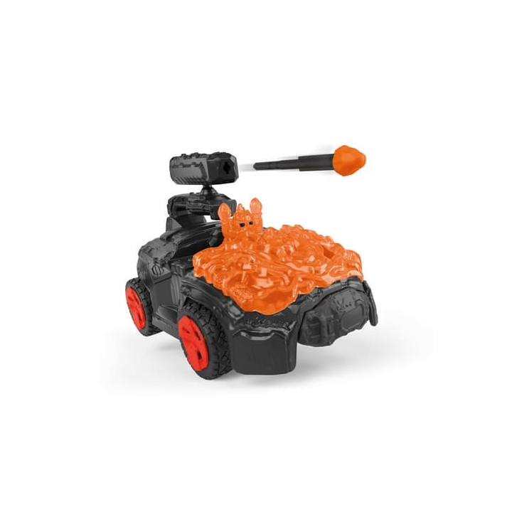 Schleich 42668 Lávový CrashMobile s mini figurkou Mini Creature ORANŽOVÝ