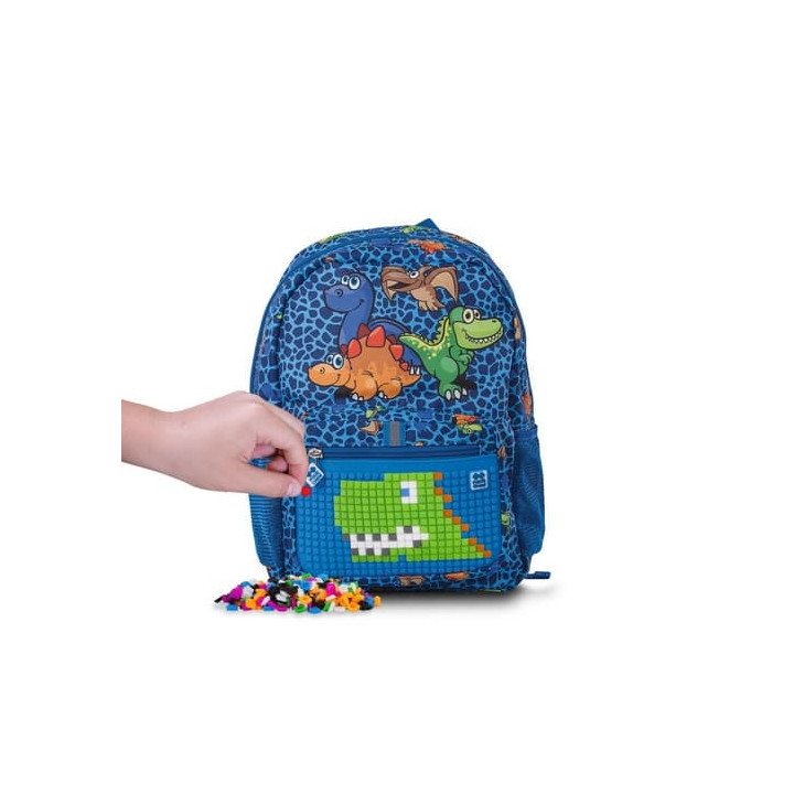 PIXIE CREW dětský batoh DINO MODRÝ