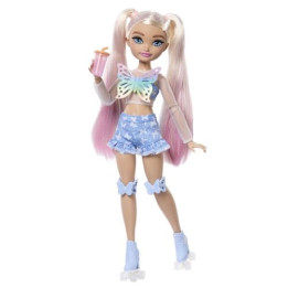 Barbie DREAM BESTIES Panenka na kolečkových bruslích - Malibu
