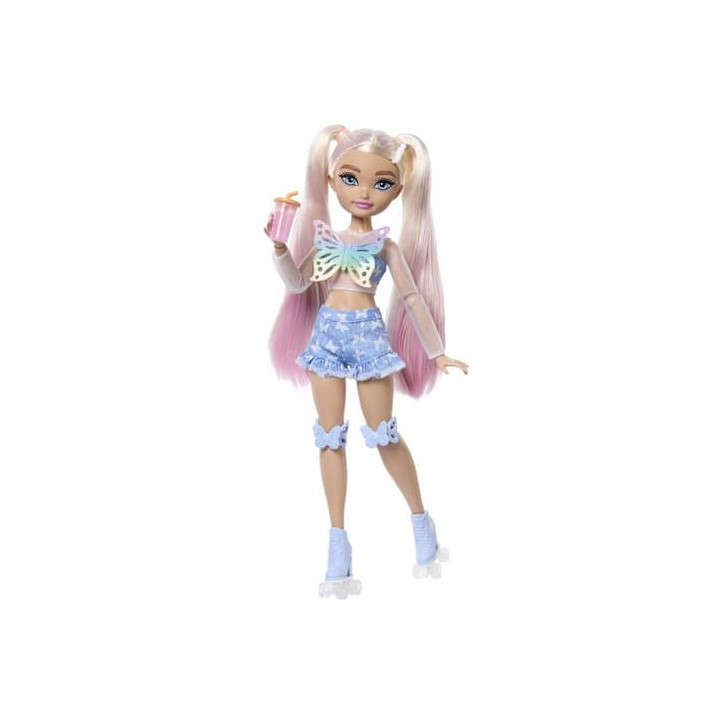 Barbie DREAM BESTIES Panenka na kolečkových bruslích - Malibu