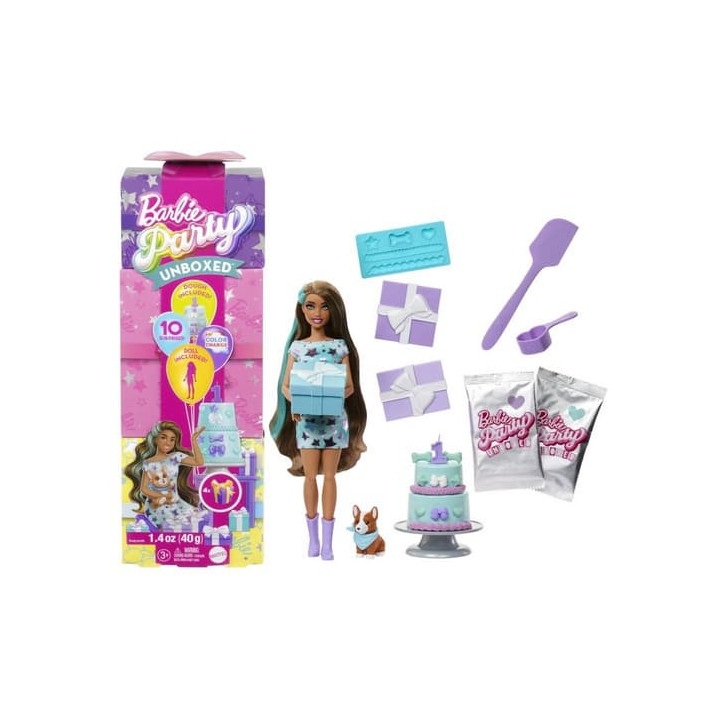 Barbie PARTY REVEAL- Tyrkysová