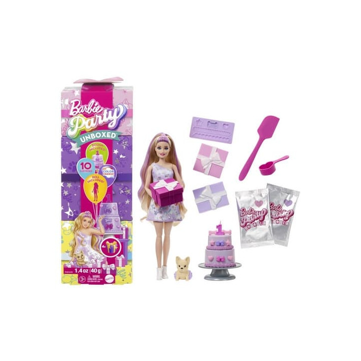 Barbie PARTY REVEAL - Fialová