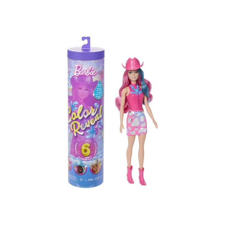 Barbie COLOR REVEAL disco hvězda