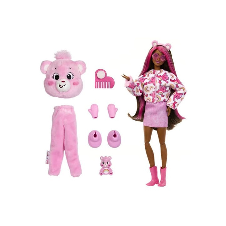 Barbie CUTIE REVEAL a starostliví medvídci - Růžová