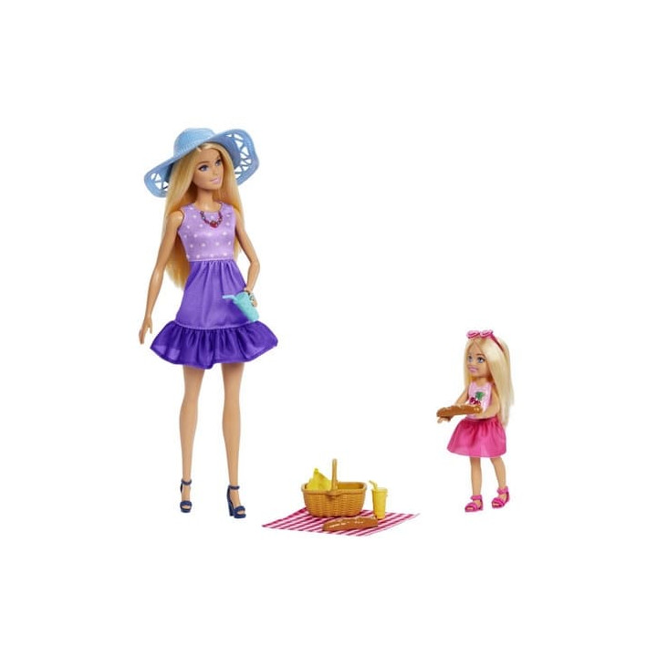 Barbie panenky MALIBU a CHELSEA na pikniku