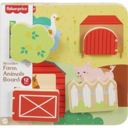 Fisher Price Dřevěná hra na schovávanou