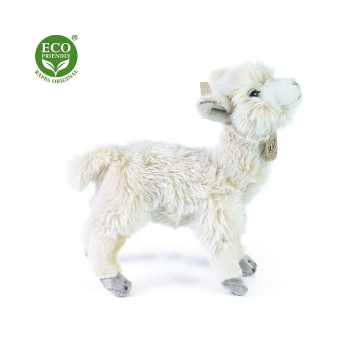 Plyšová lama alpaka stojící 23 cm ECO-FRIENDLY