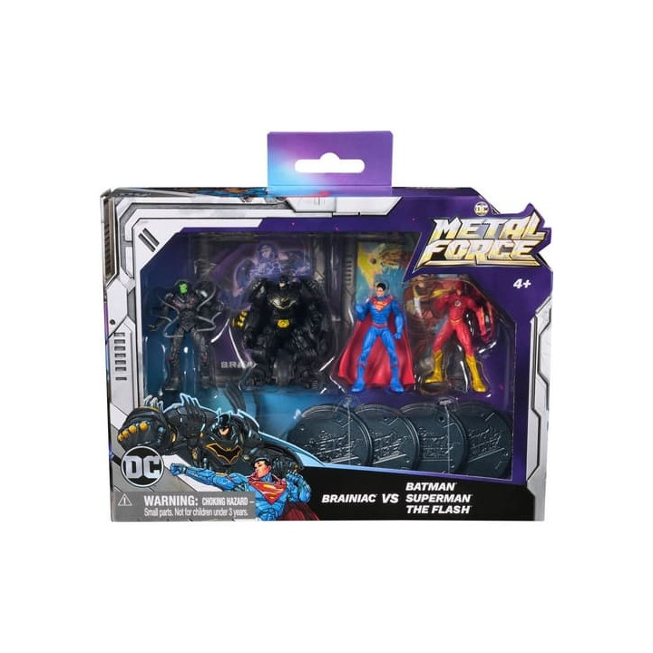 Multibalení figurek 5 cm s podstavcem METAL FORCE