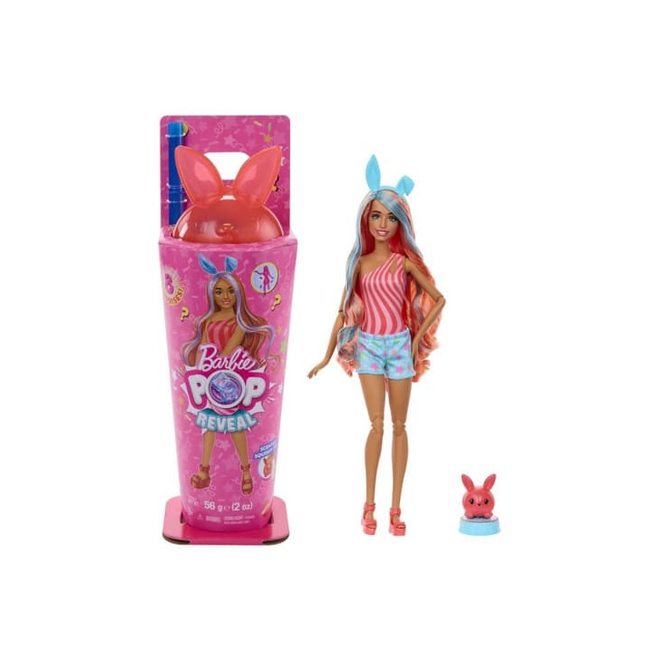 Barbie Koktejlové překvapení POP REVEAL - ZAJÍČEK
