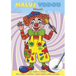 Maluj vodou A5 - Klauni