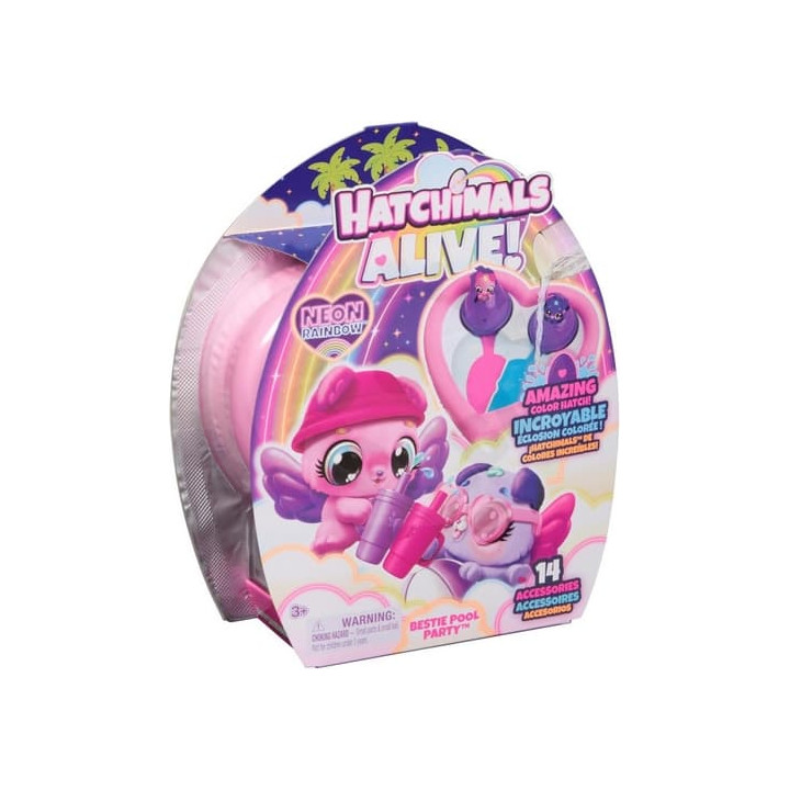Hatchimals bazénová párty zvířátek