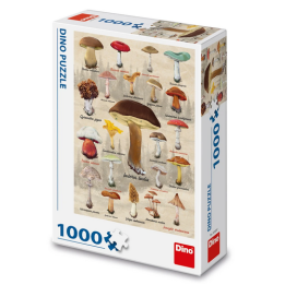 Puzzle Houby koláž 1000