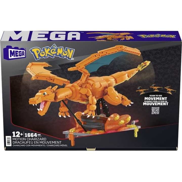 MEGA POKÉMON POHYBLIVÁ FIGURKA - CHARIZARD