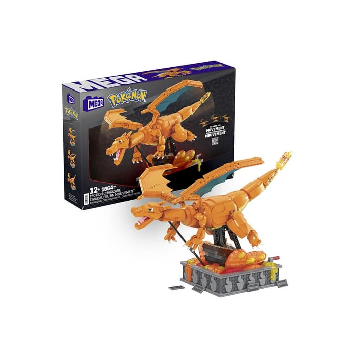 MEGA POKÉMON POHYBLIVÁ FIGURKA - CHARIZARD