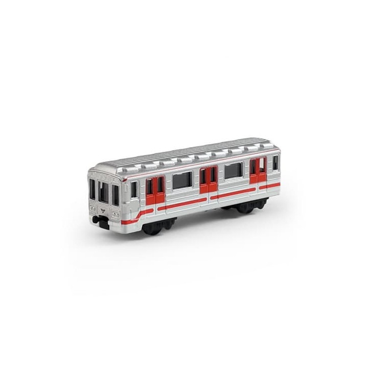 Pražské metro - kovová souprava mini 8 cm