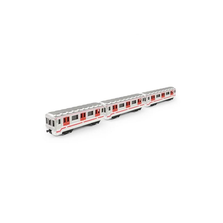 Pražské metro - kovová souprava mini 8 cm