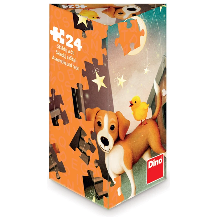 ZTRACENÉ KUŘÁTKO 24 triangl Puzzle