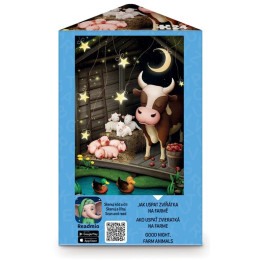ZVÍŘÁTKA NA FARMĚ 24 triangl Puzzle