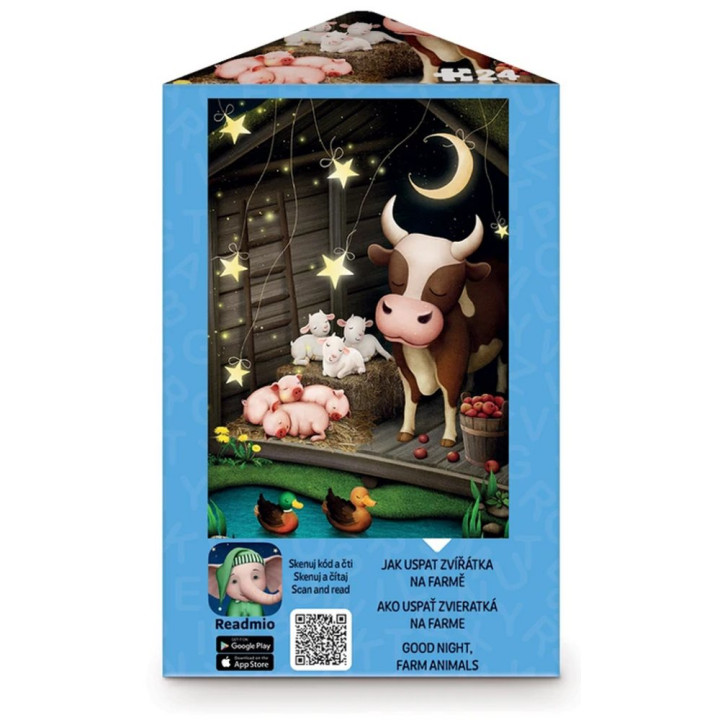 ZVÍŘÁTKA NA FARMĚ 24 triangl Puzzle