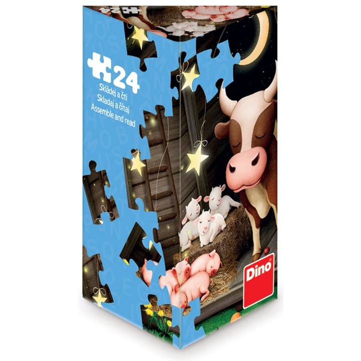 ZVÍŘÁTKA NA FARMĚ 24 triangl Puzzle
