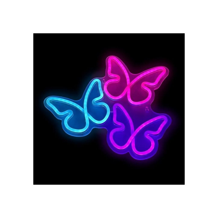 2Kids Toys LED NEON LIGHT lampička Motýli
