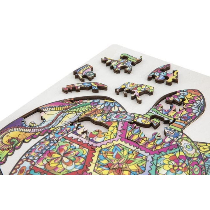 Dřevěné puzzle Želva 132 dílků