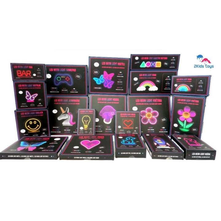 2Kids Toys LED NEON LIGHT lampička Květina